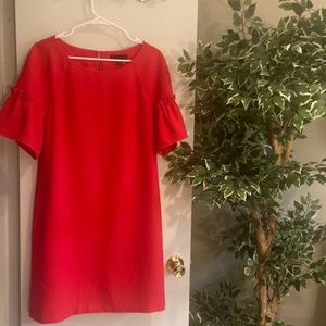 🌺 Pink Euffle Sleeve Dress 🌺